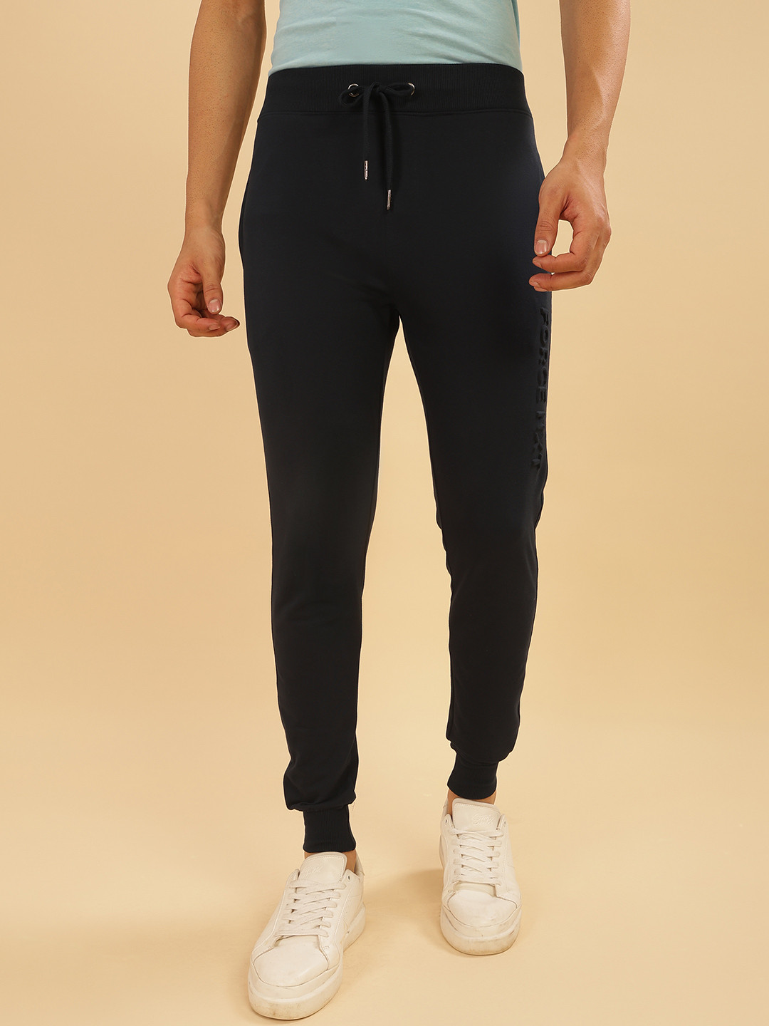 Force NXT Men's Super Combed Cotton Solid Jogger with Zipper Pocket