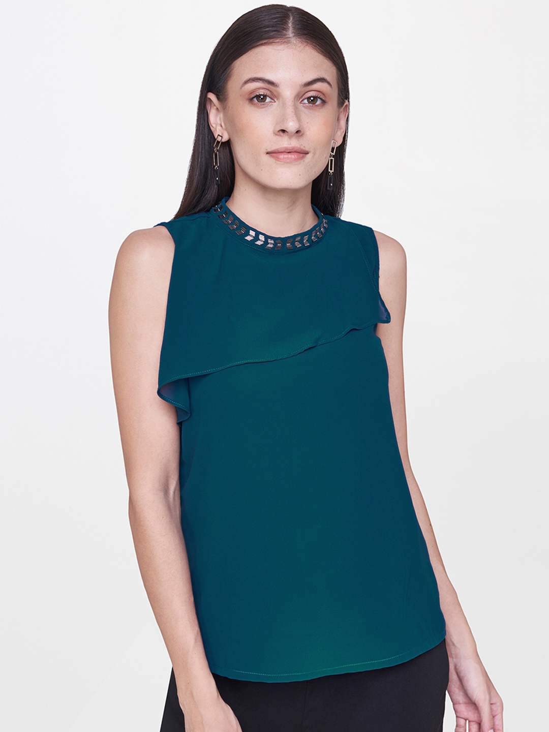 teal color tops for womens