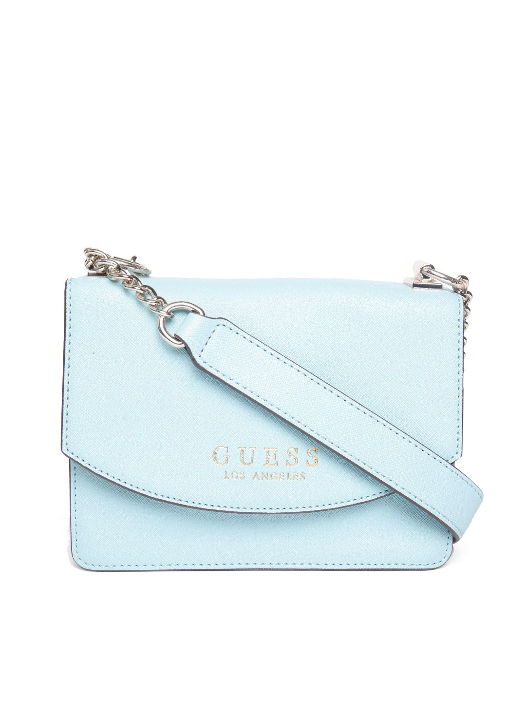 Buy GUESS Blue Solid Sling Bag 