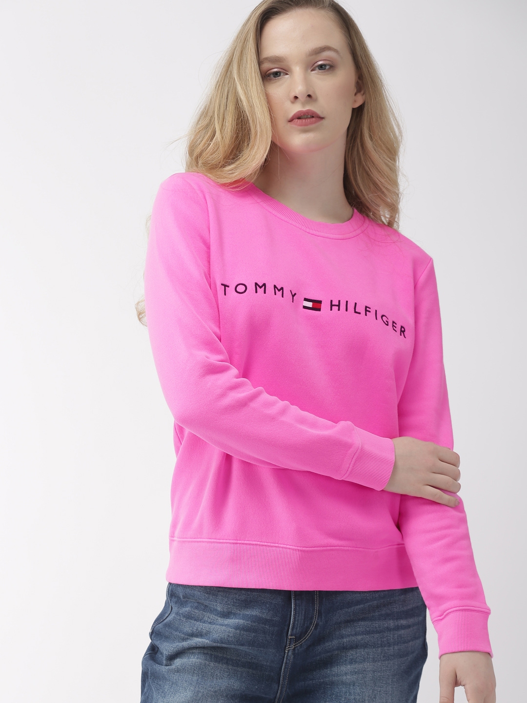 tommy hilfiger sweatshirt pink