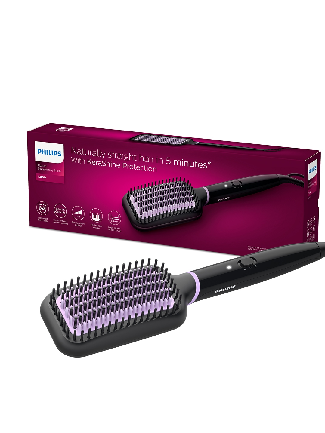 Philips hair outlet straightener under 500