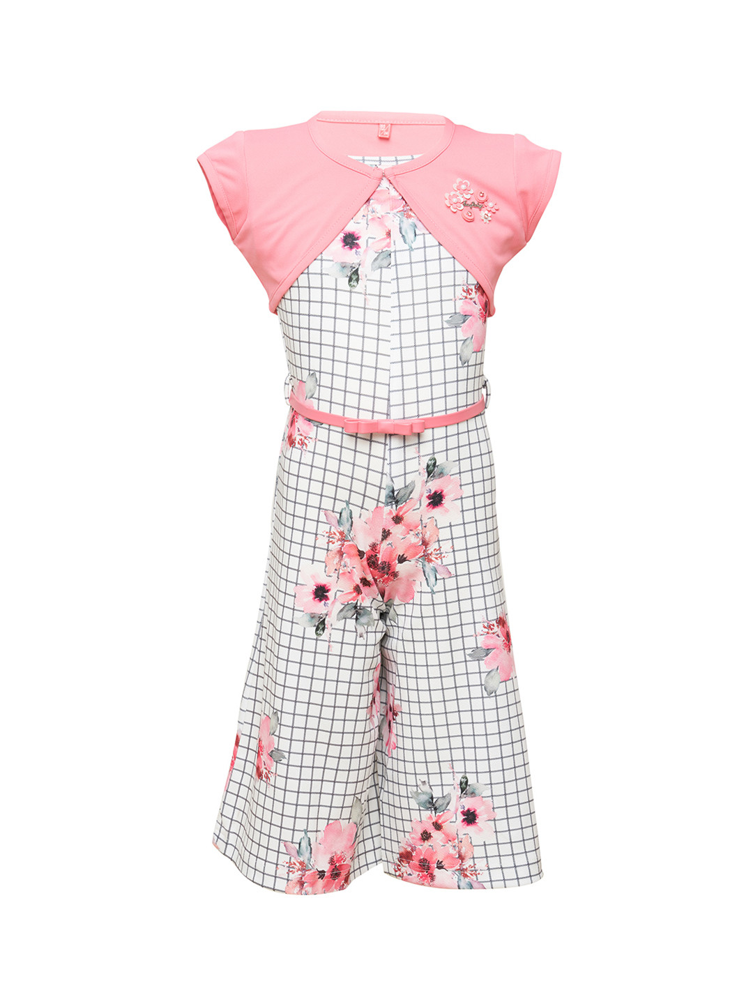 peach colour jumpsuit