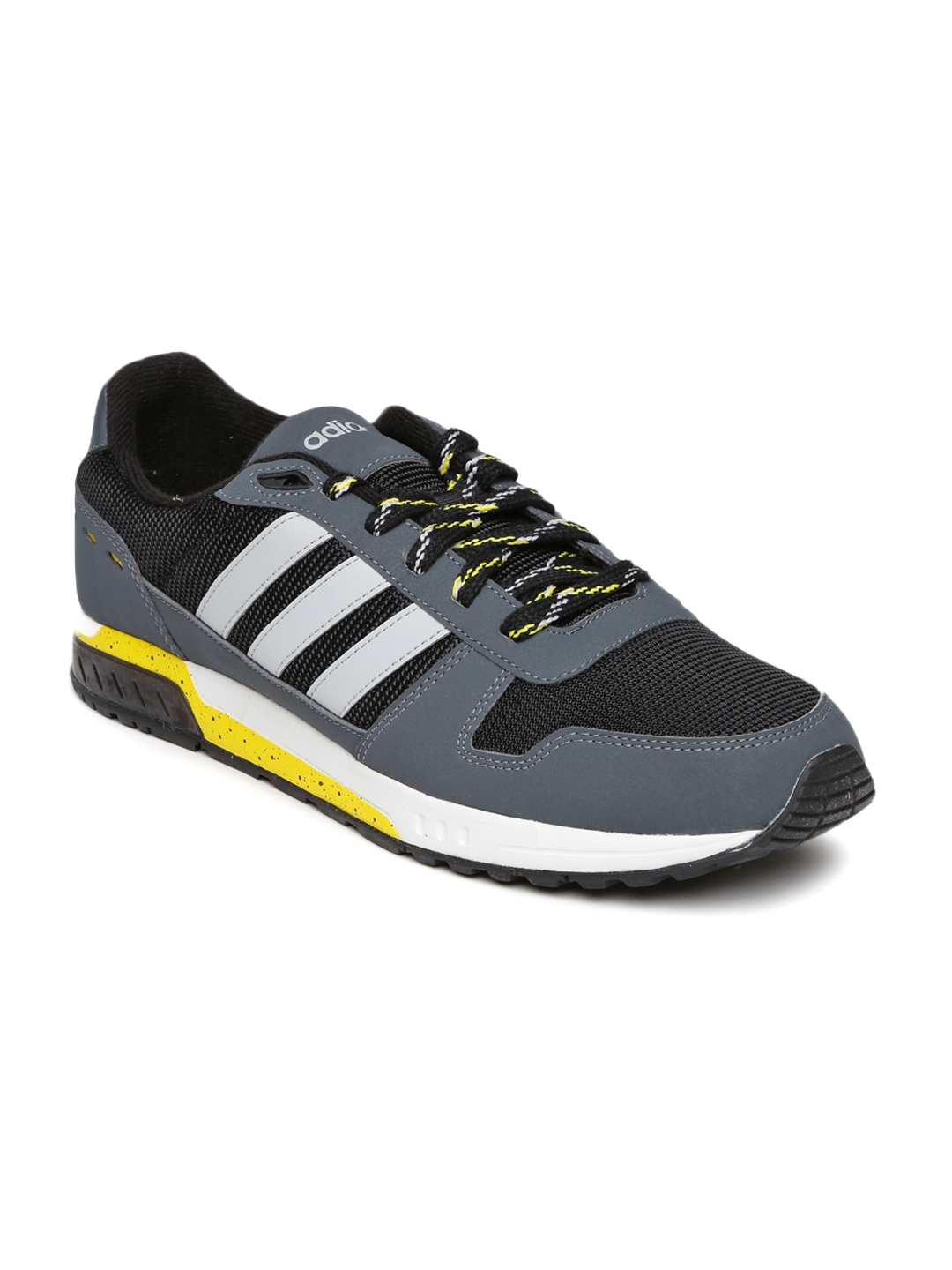 Noble carbón reloj Buy ADIDAS NEO Men Grey & Black City Runner TR Sneakers - Casual Shoes for  Men 1026457 | Myntra