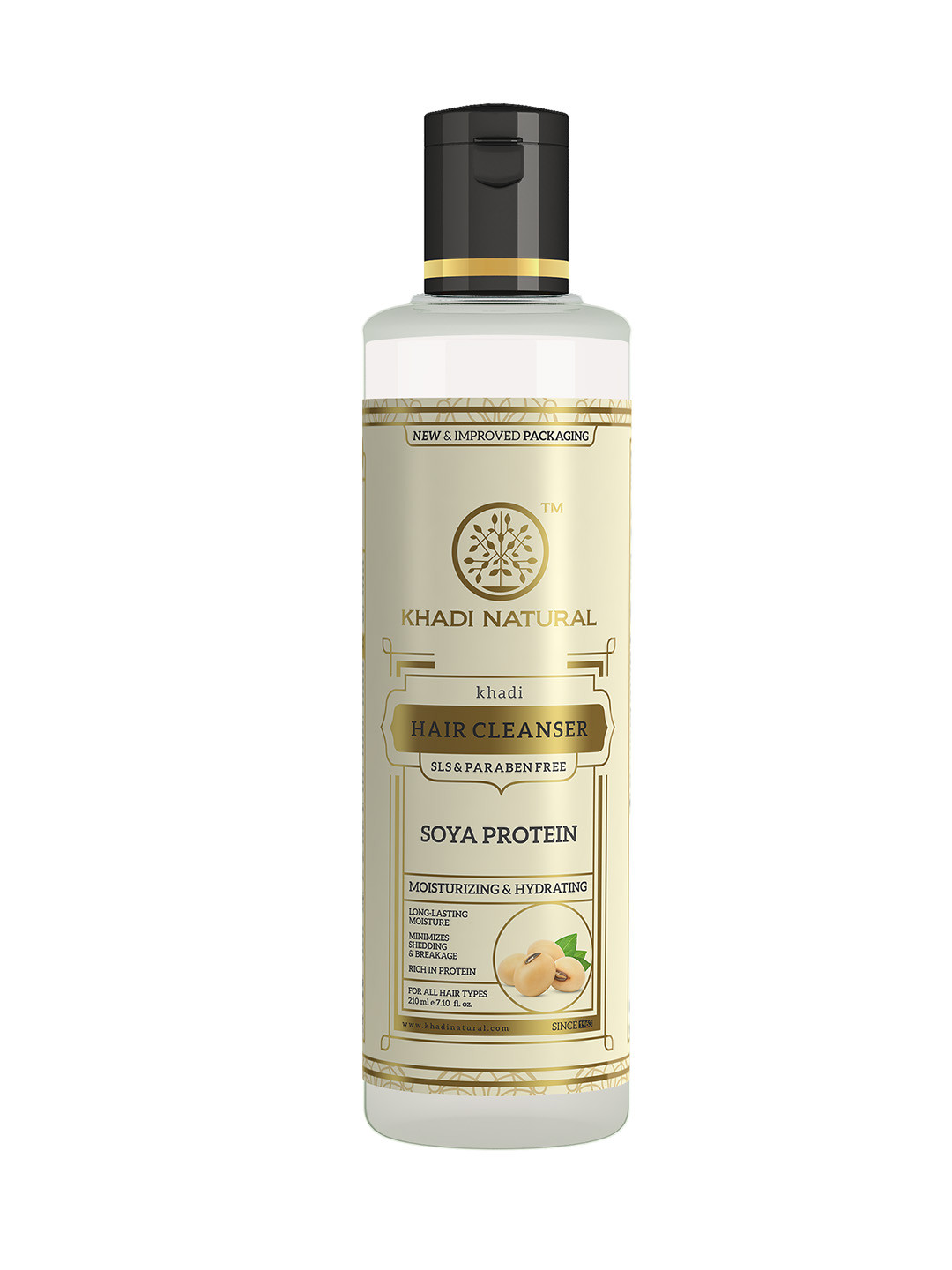 Khadi Natural Soya Protein Shampoo to Strengthen Hair - 210ml