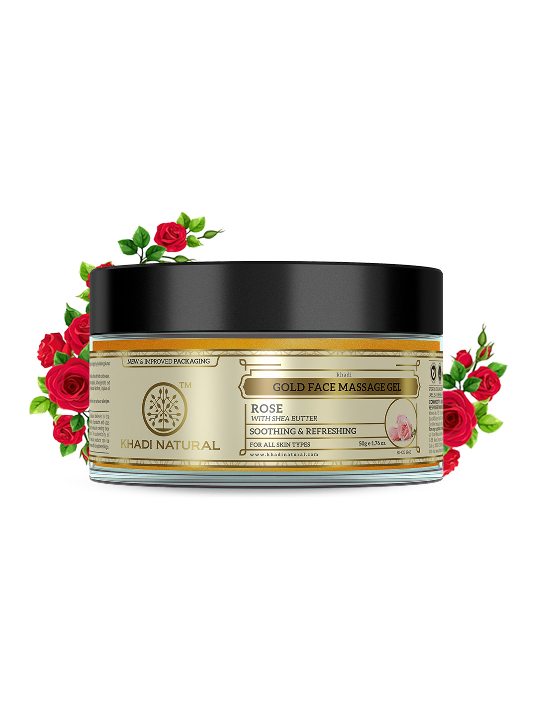 Khadi Natural Gold Face Massage Gel For Radiant Skin - 50 g