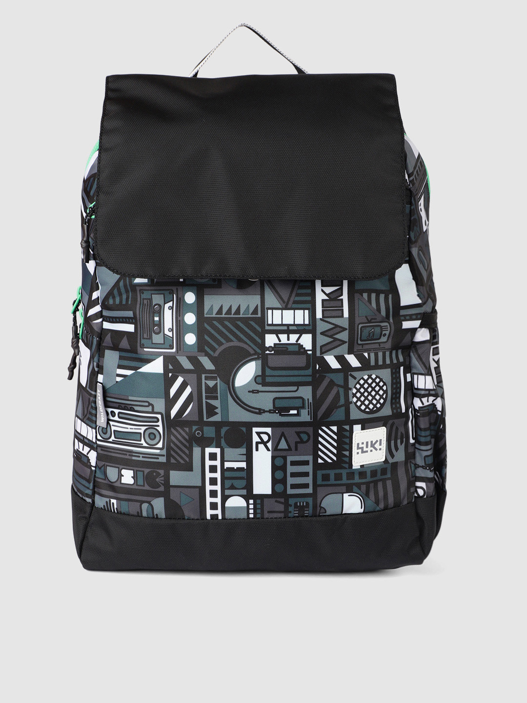 Wildcraft Women Black MyTrix 2 Graphic Backpack