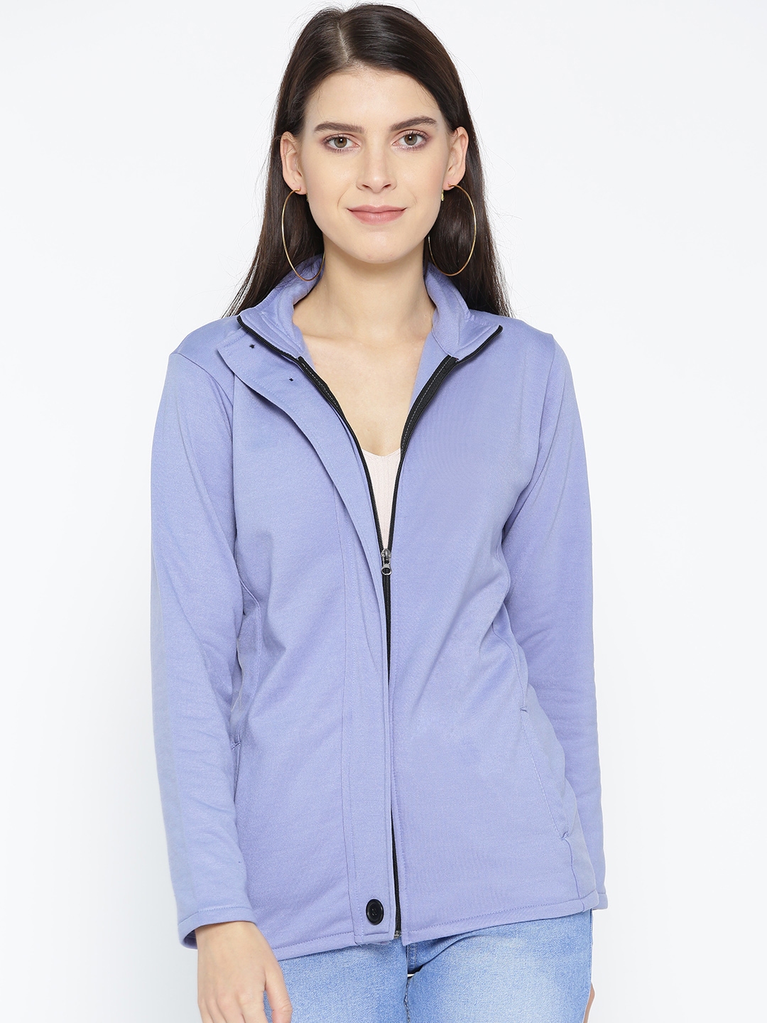 Buy Belle Fille Women Blue Solid Tailored Jacket Jackets for Women 10320041 Myntra