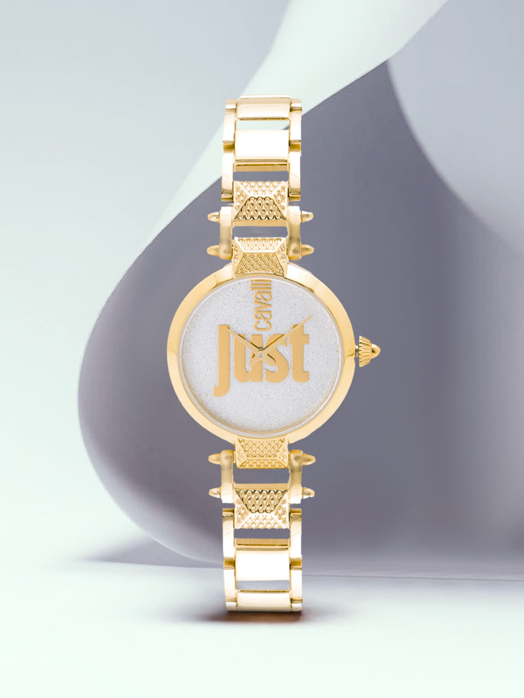 Just Cavalli Women Silver-Toned Analogue Watch JC1L076M0135