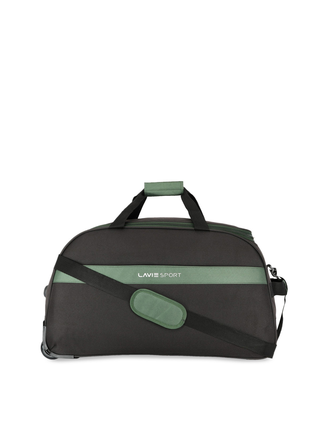 Lavie Sport Unisex Black Solid Medium Duffel Bag