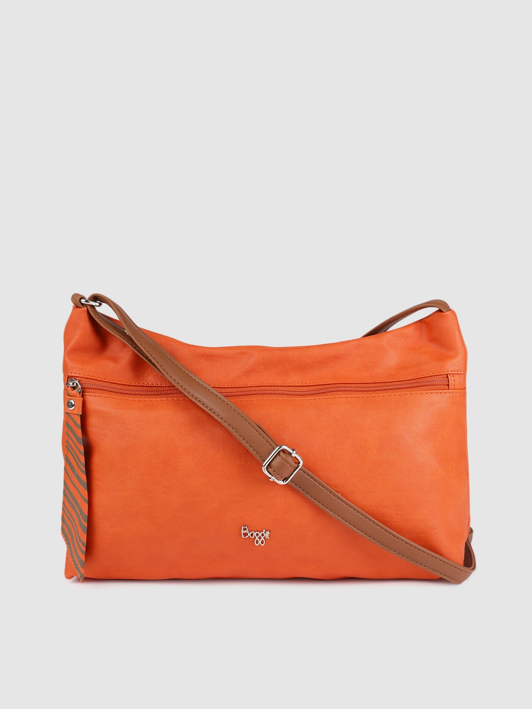 Baggit orange sling bag best sale