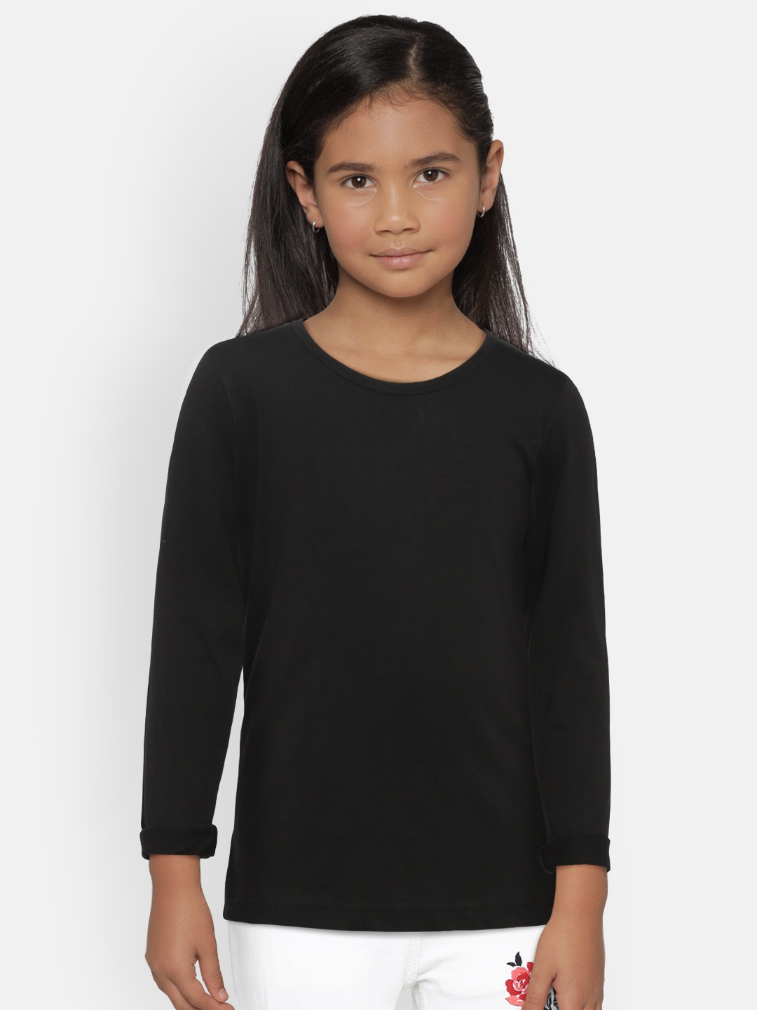 Black t shop shirt for girl