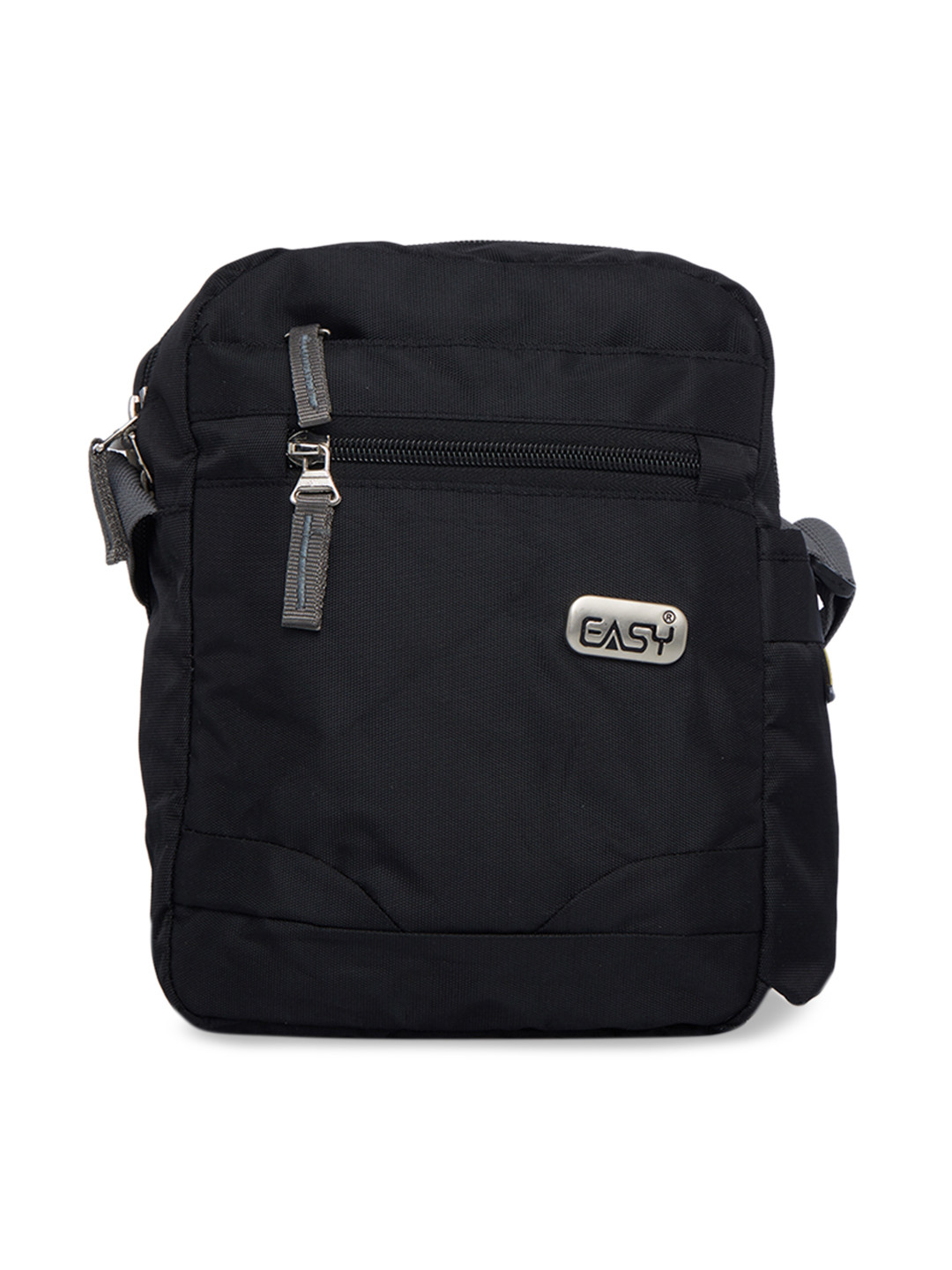 EASY Black Solid Sling Bag
