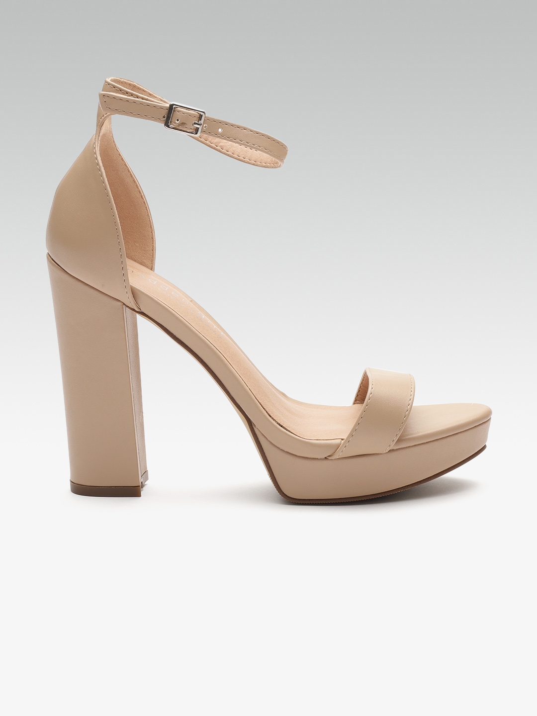 mercado Escalera Espesar Buy Steve Madden Women Beige Mid Top Solid Heels - Heels for Women 10355437  | Myntra