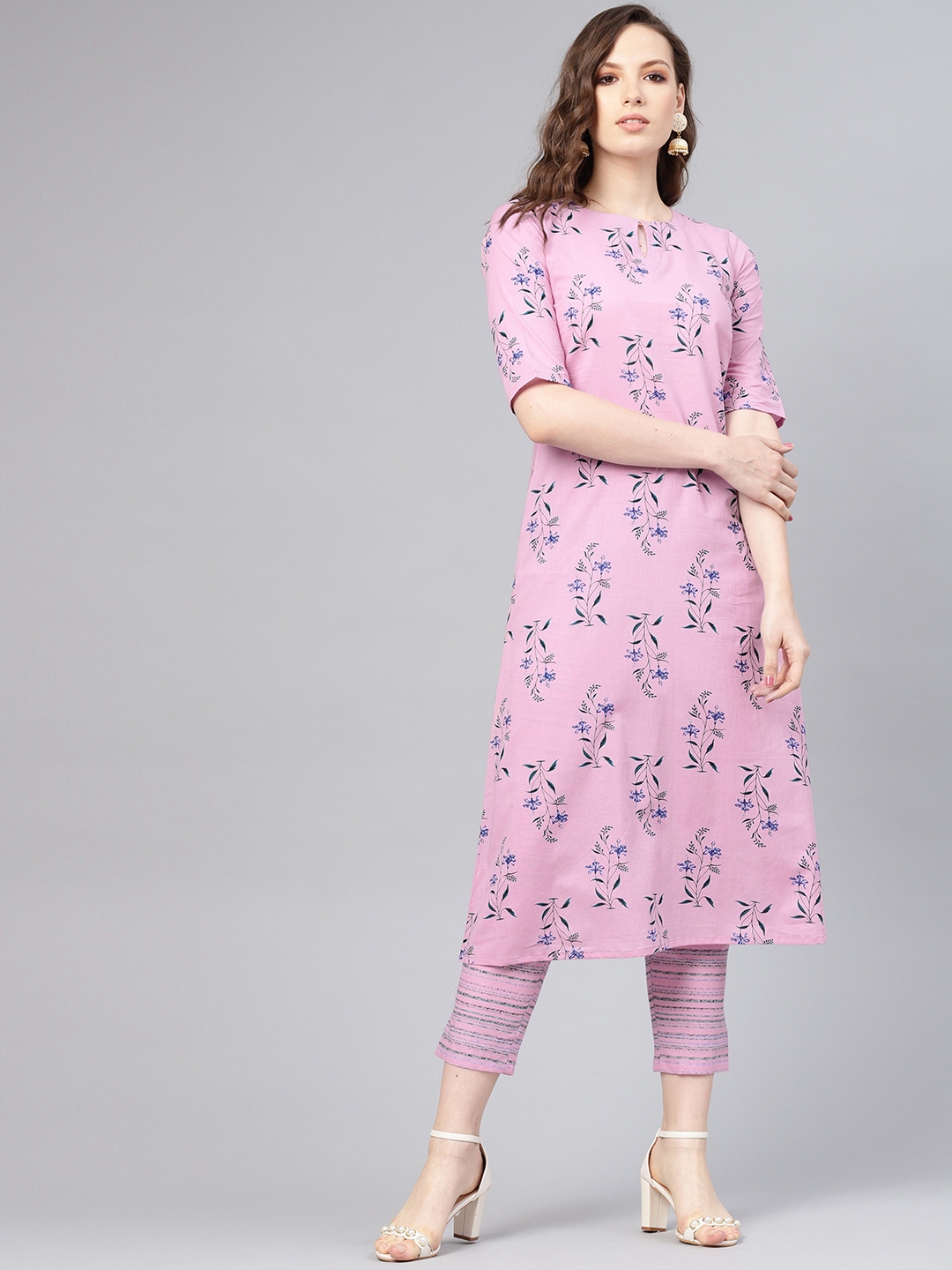Libas floral clearance print kurta