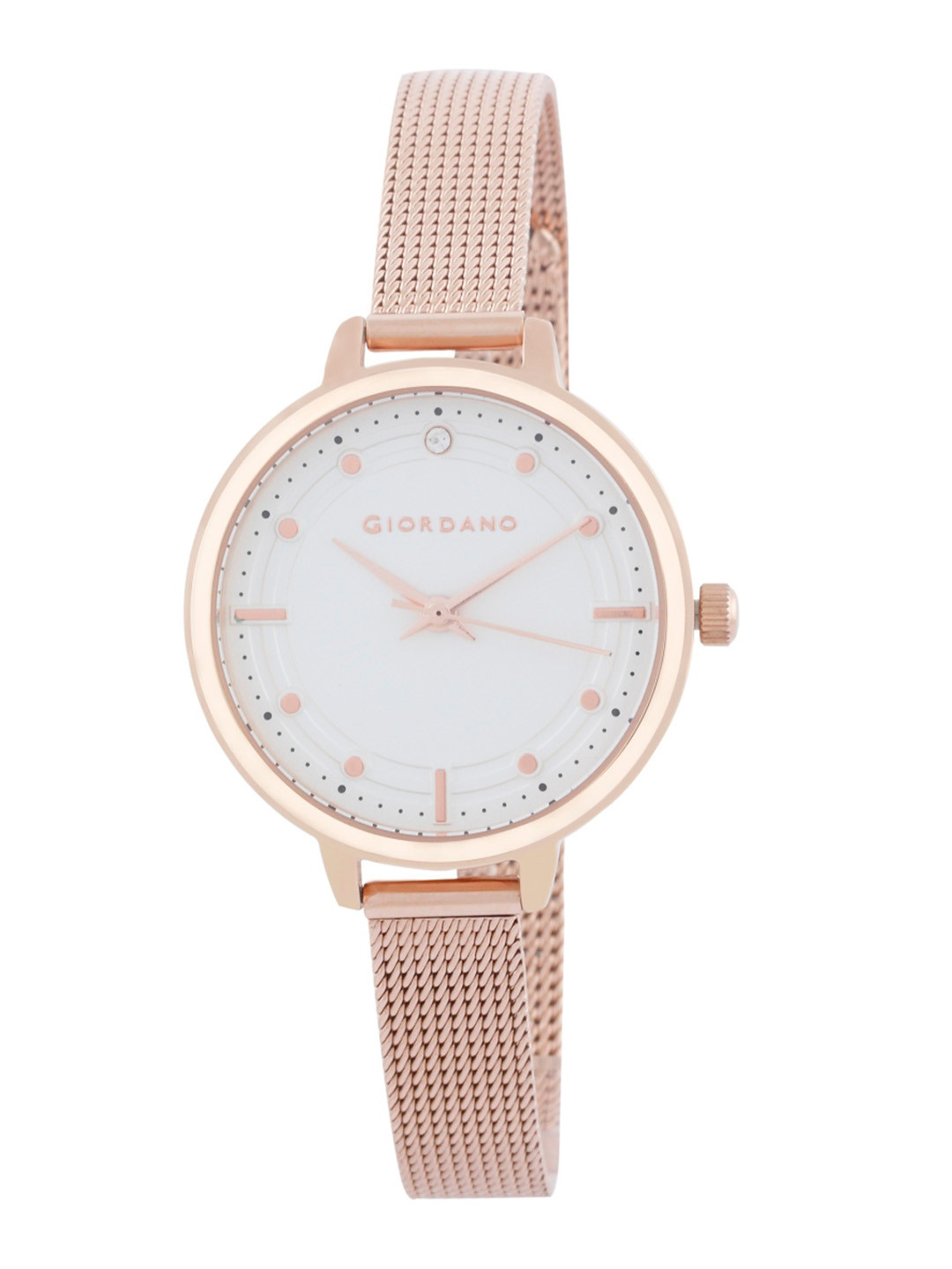 GIORDANO Women White Analogue Watch 2872-44