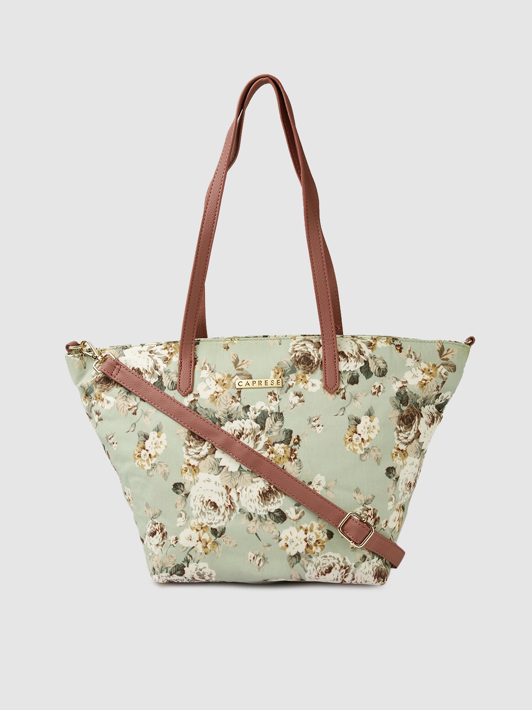 Off white floral bag discount