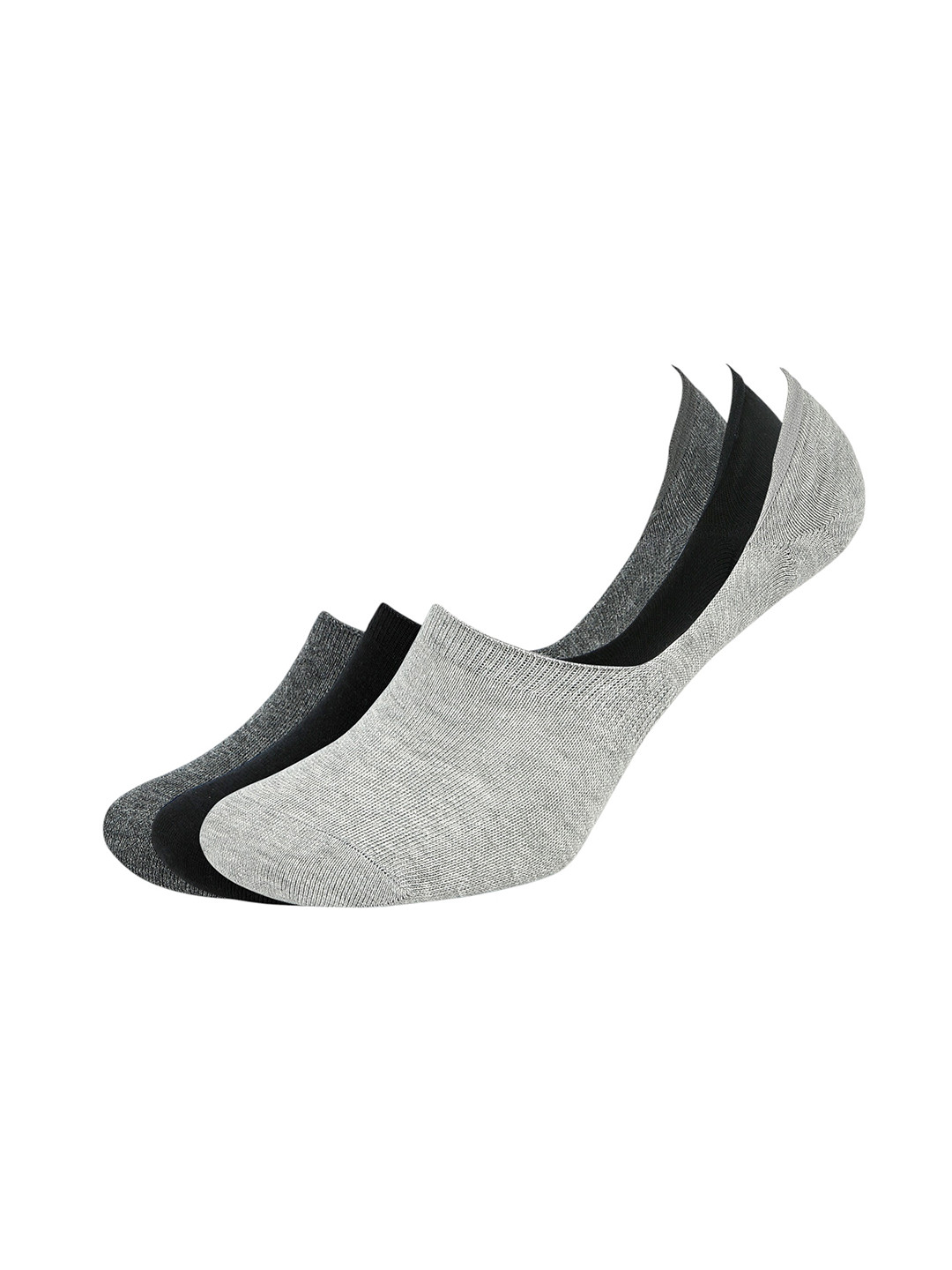Socksxpress Men Pack of 3 Assorted Patterned Shoe Liners