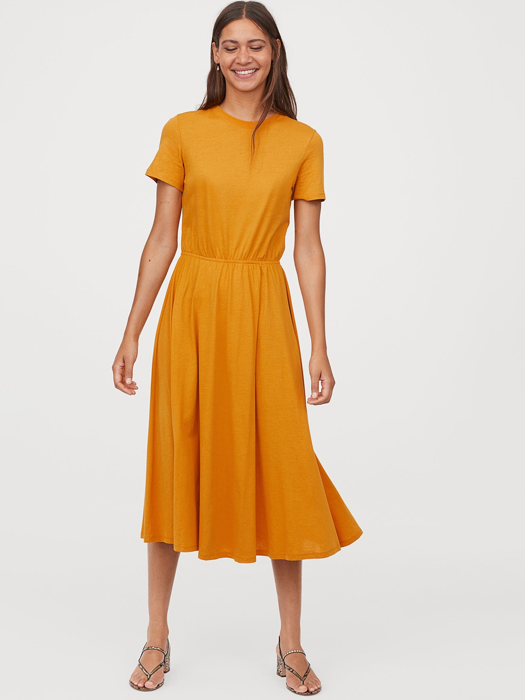 H&m yellow 2024 dress 2019