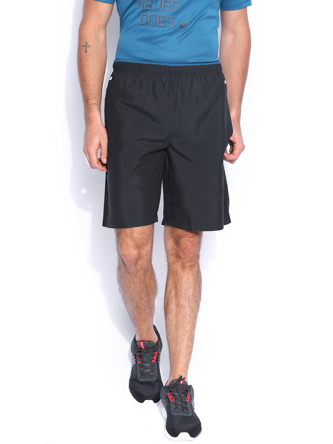 asics training shorts