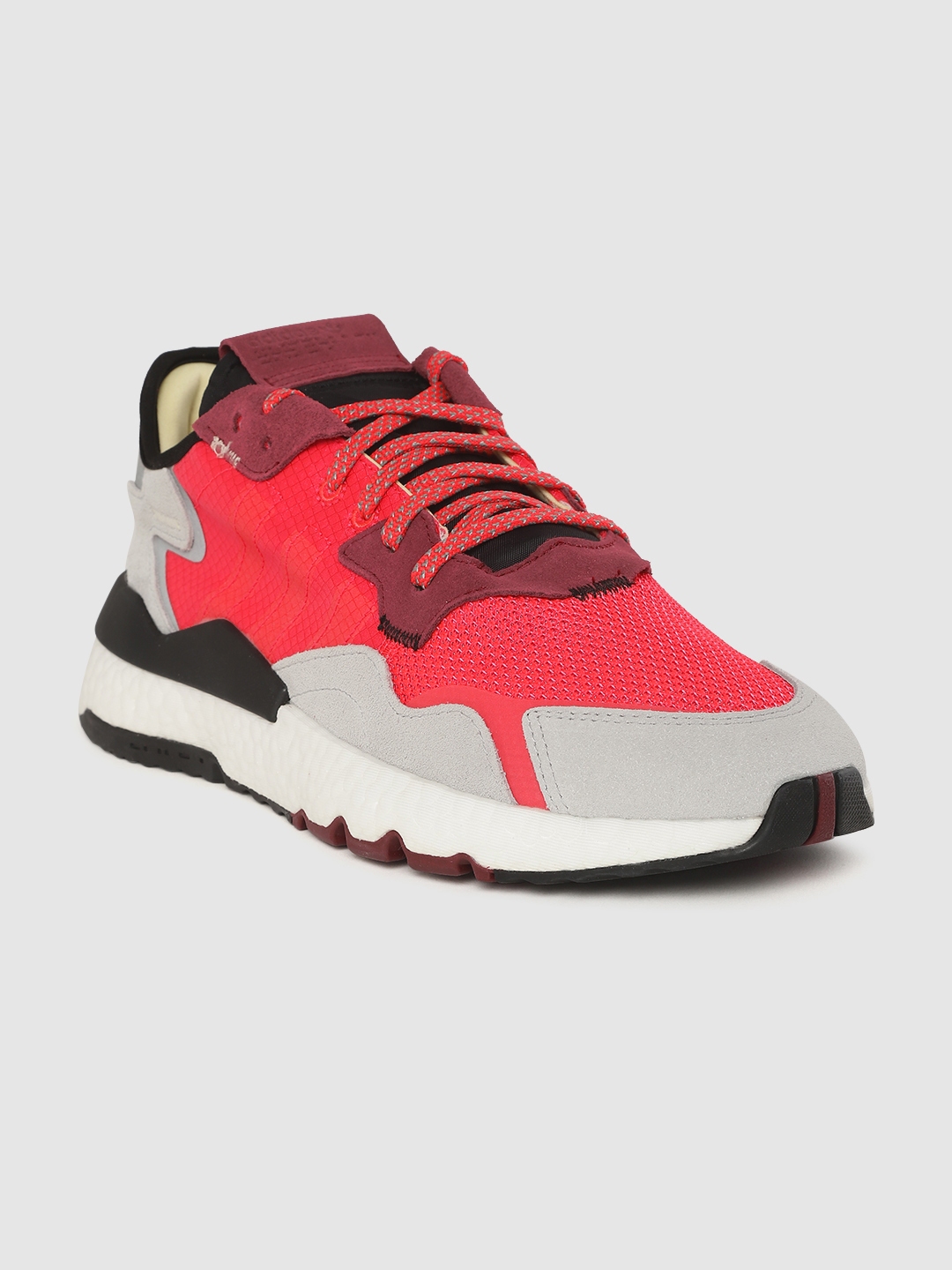 Adidas nite jogger deals grey red