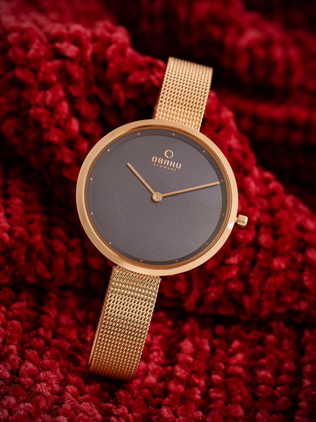 Obaku Women Navy Blue Analogue Watch V227LXVLMV