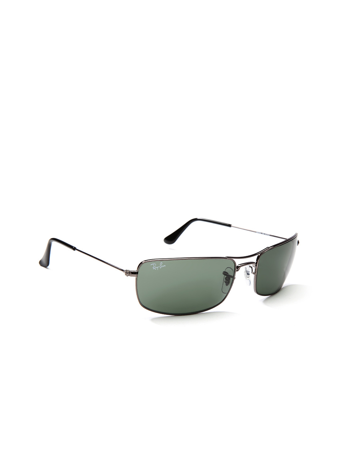 RAY-BAN Men UV Protected Green Lens Rectangle Sunglasses - 0RB3334I00461