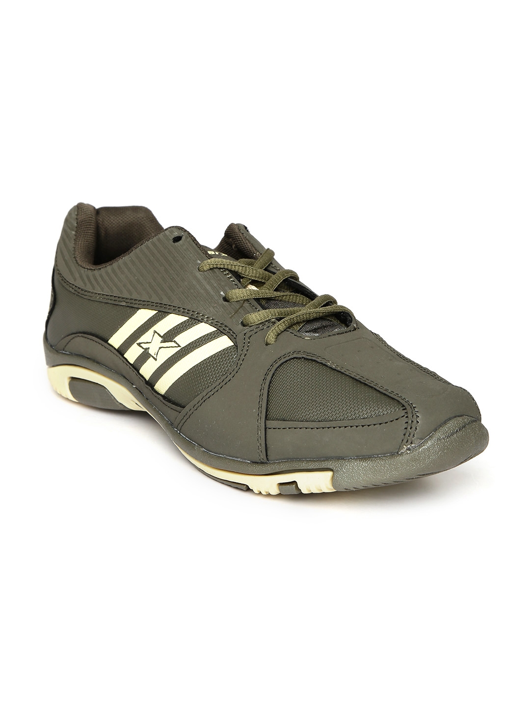 Sparx olive top green shoes