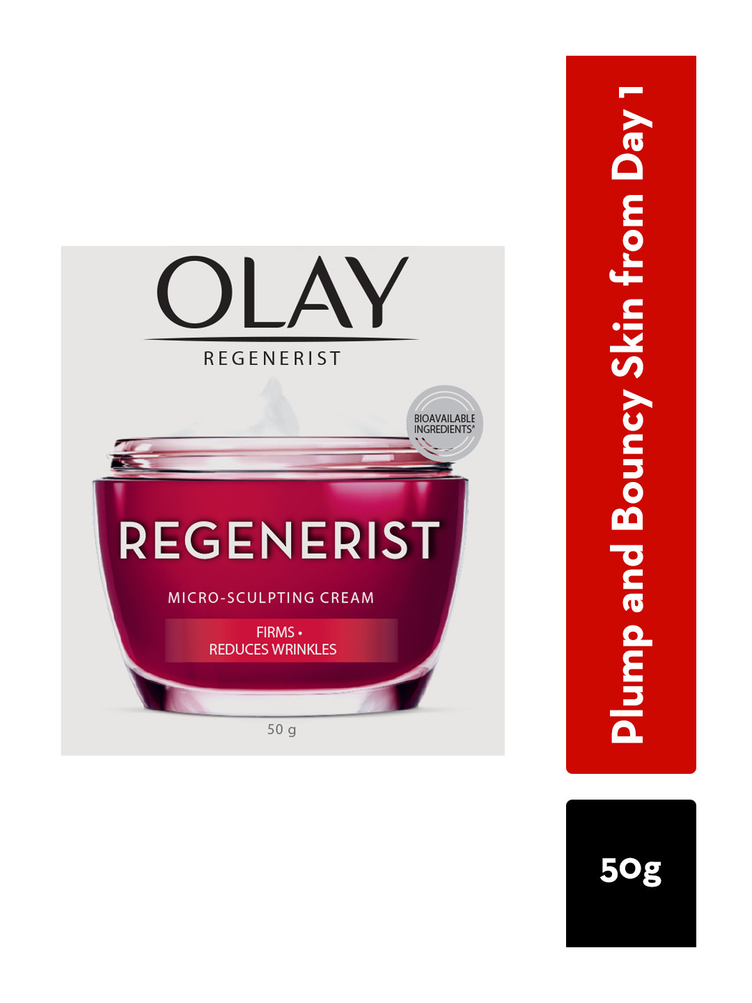 Olay Regenerist Micro Sculpting Day Cream with Hyaluronic & Niacinamide - 50g
