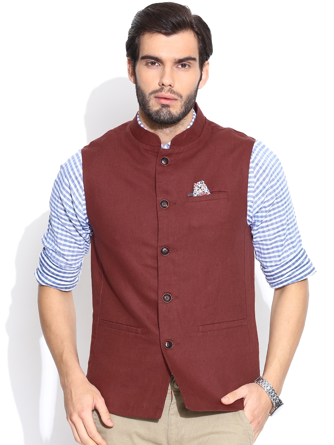 Nehru jacket on on sale myntra