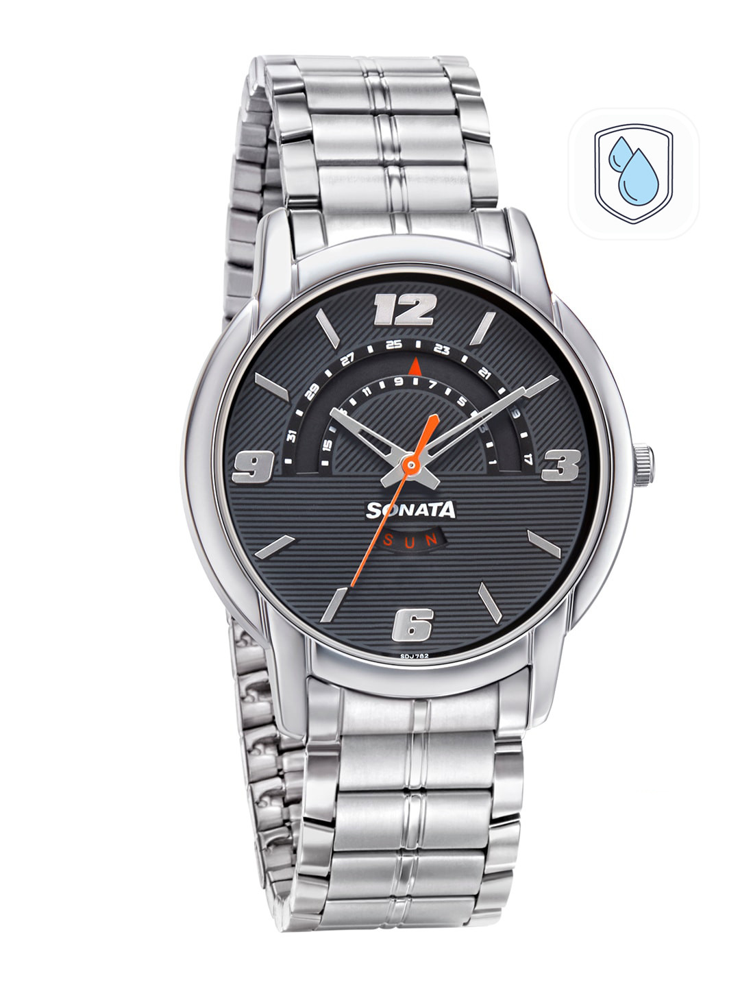 Sonata RPM Men Grey Analogue watch 77031SM06