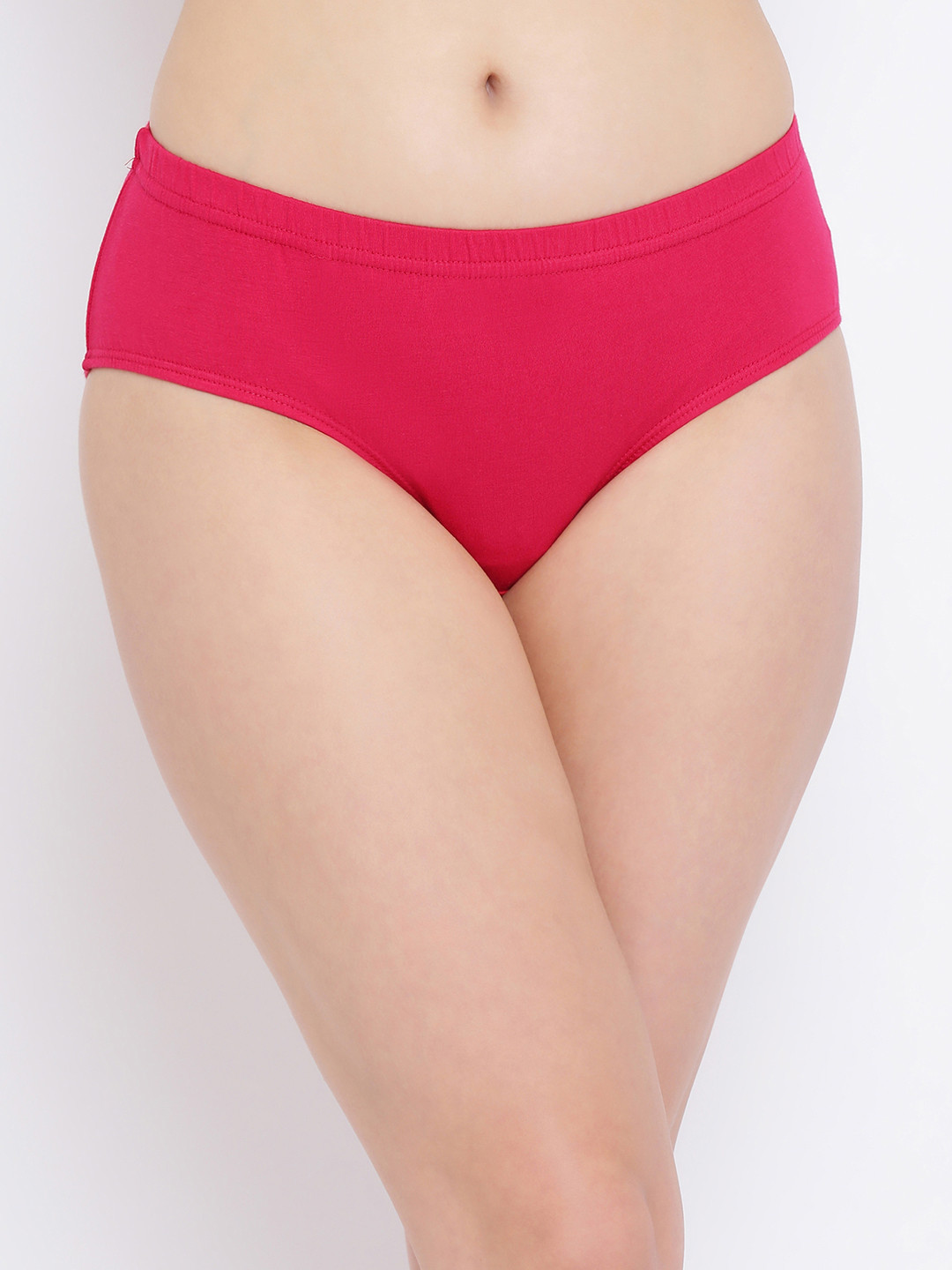 Clovia Women Mid-Rise Cotton Inner Elastic Hipster Briefs PN3254P14XL