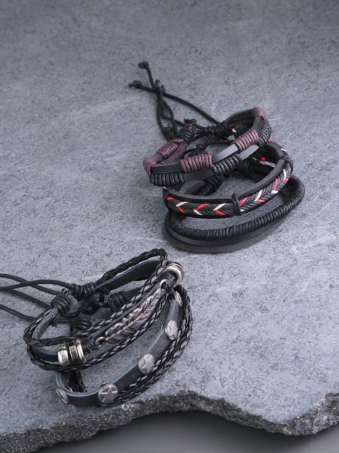 Jewels Galaxy Men Set of 5 Bracelets