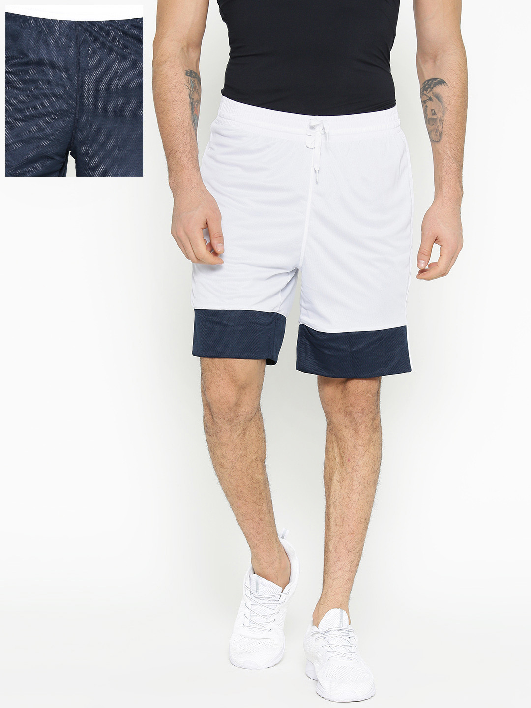 ADIDAS Originals Men Navy 3G Speed Reversible Basketball Sustainable Shorts