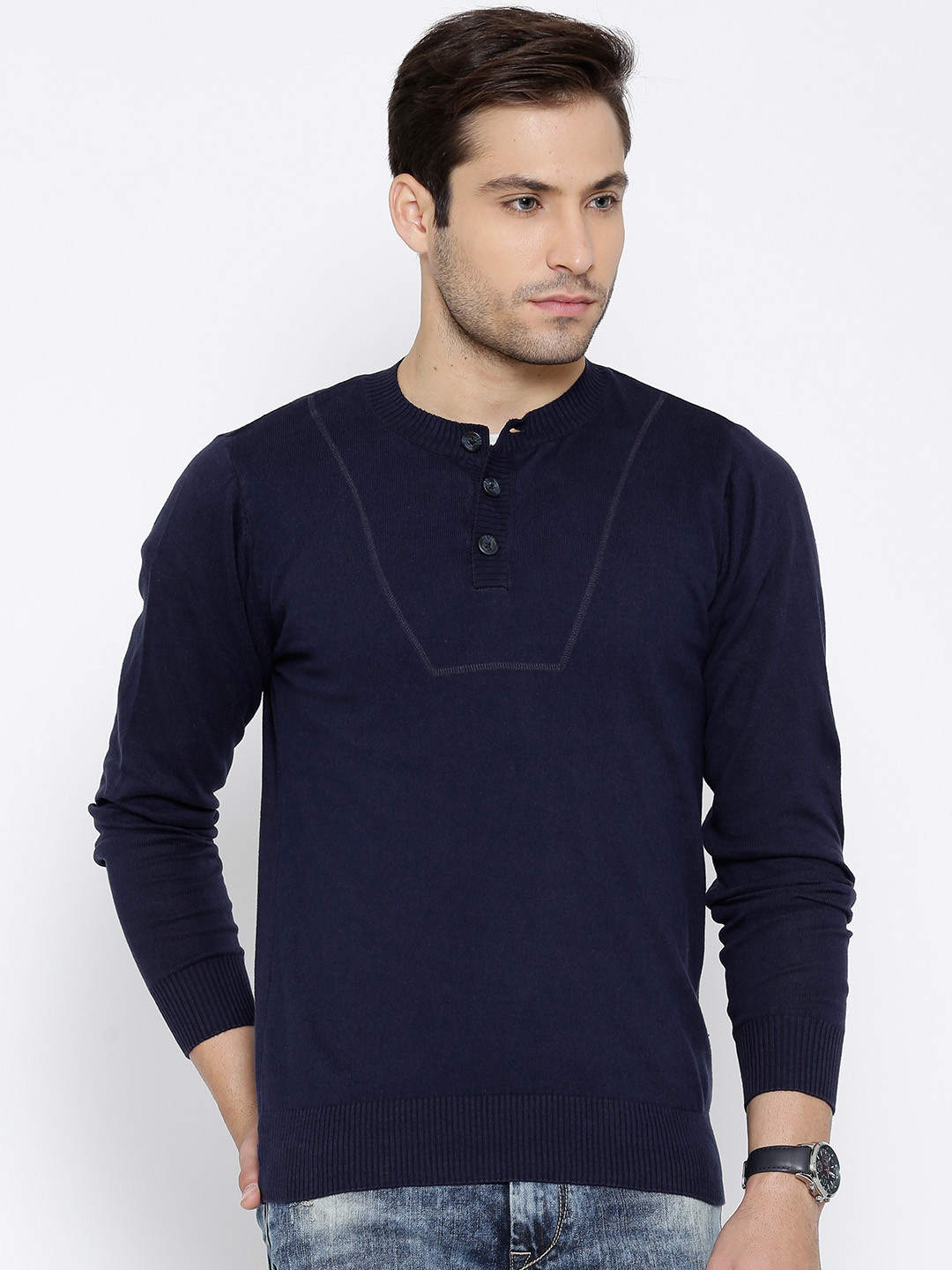 Locomotive Navy Sweater