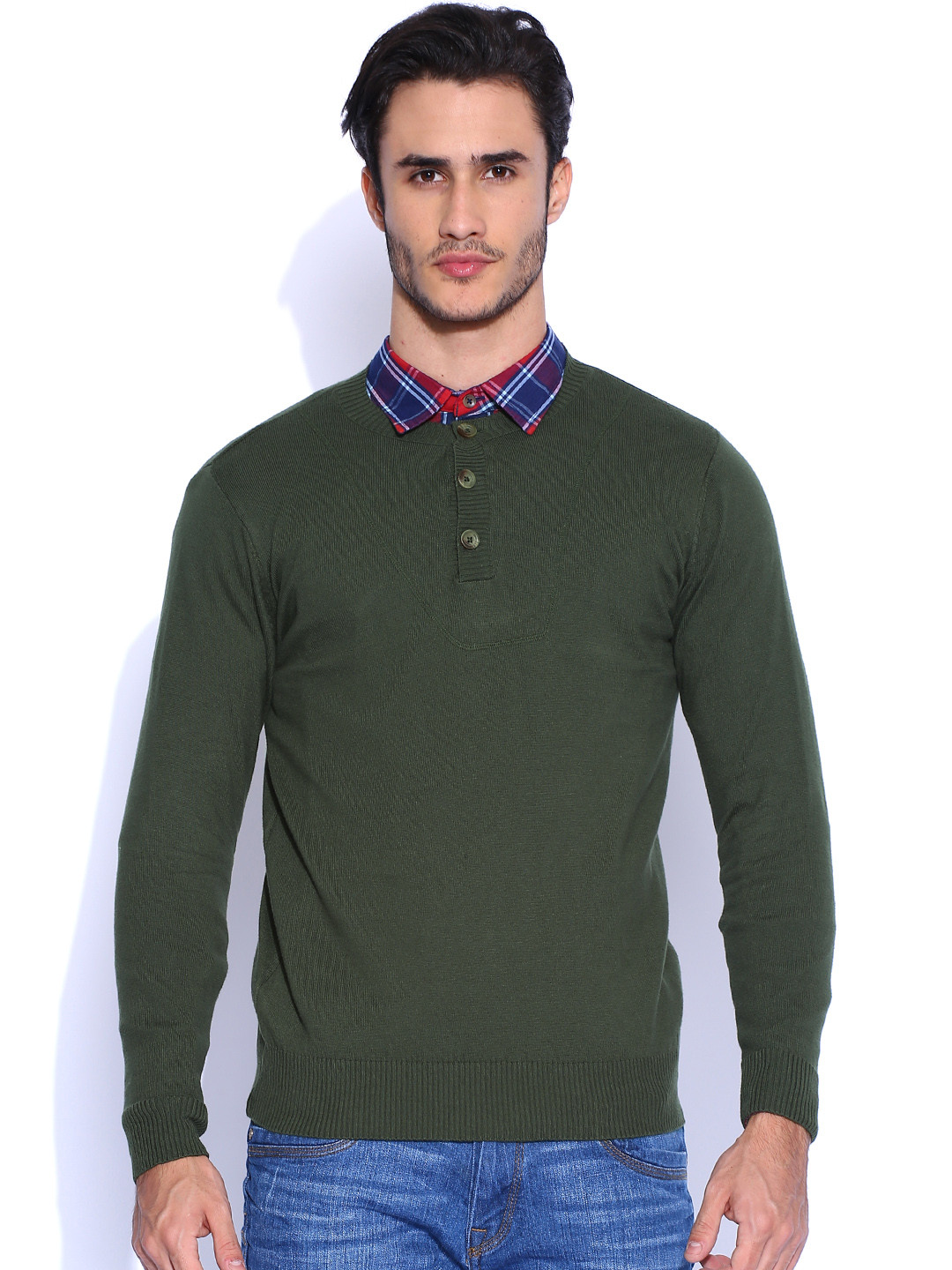 Locomotive Olive Green Sweater