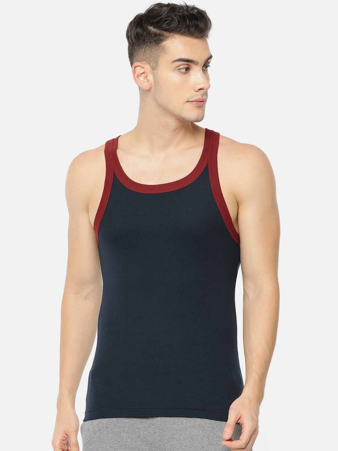 Van Heusen Innerwear Athleisure Quick Dry Round Neck Vest