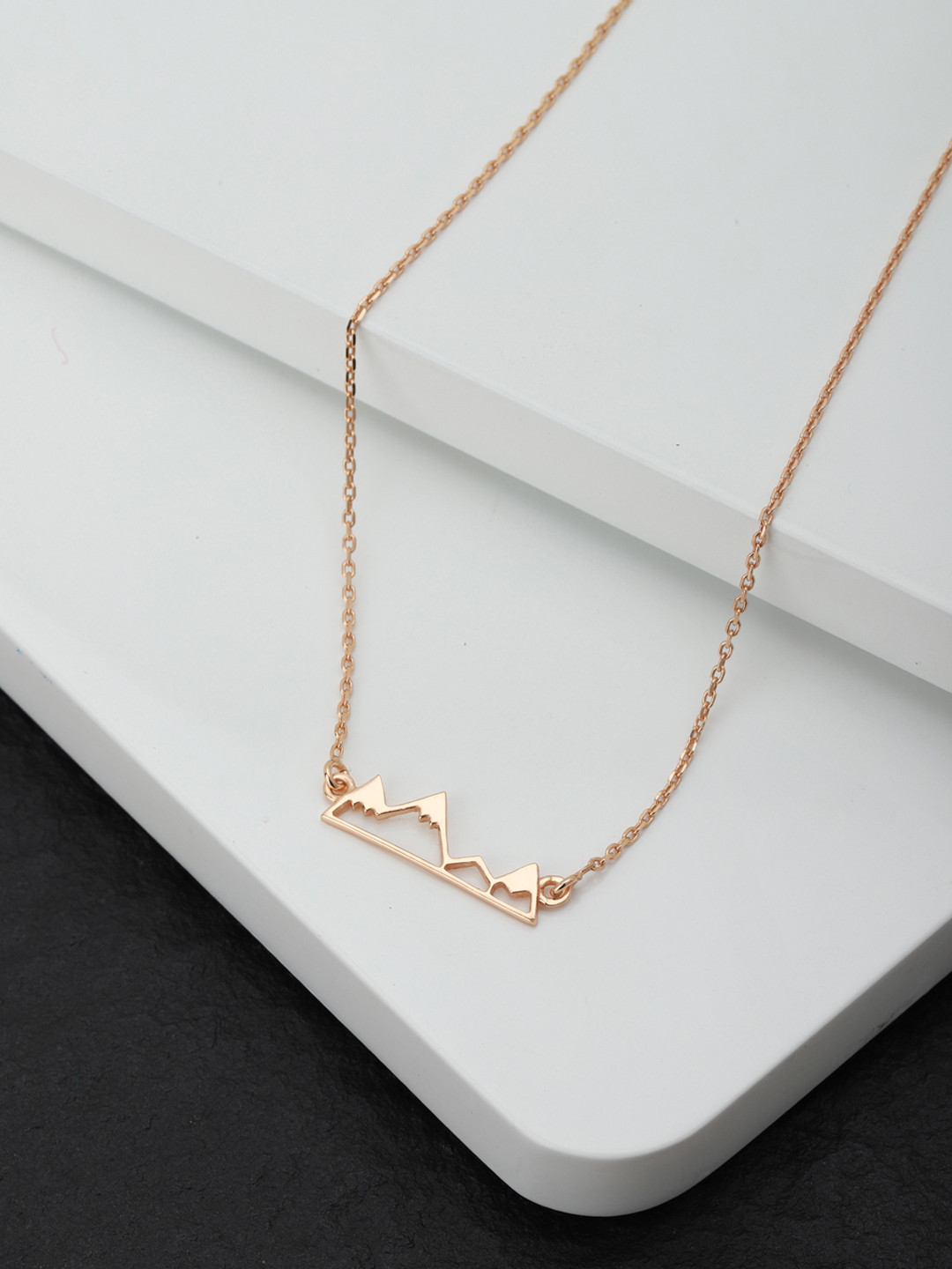 Carlton London Gold-Plated Minimal Necklace