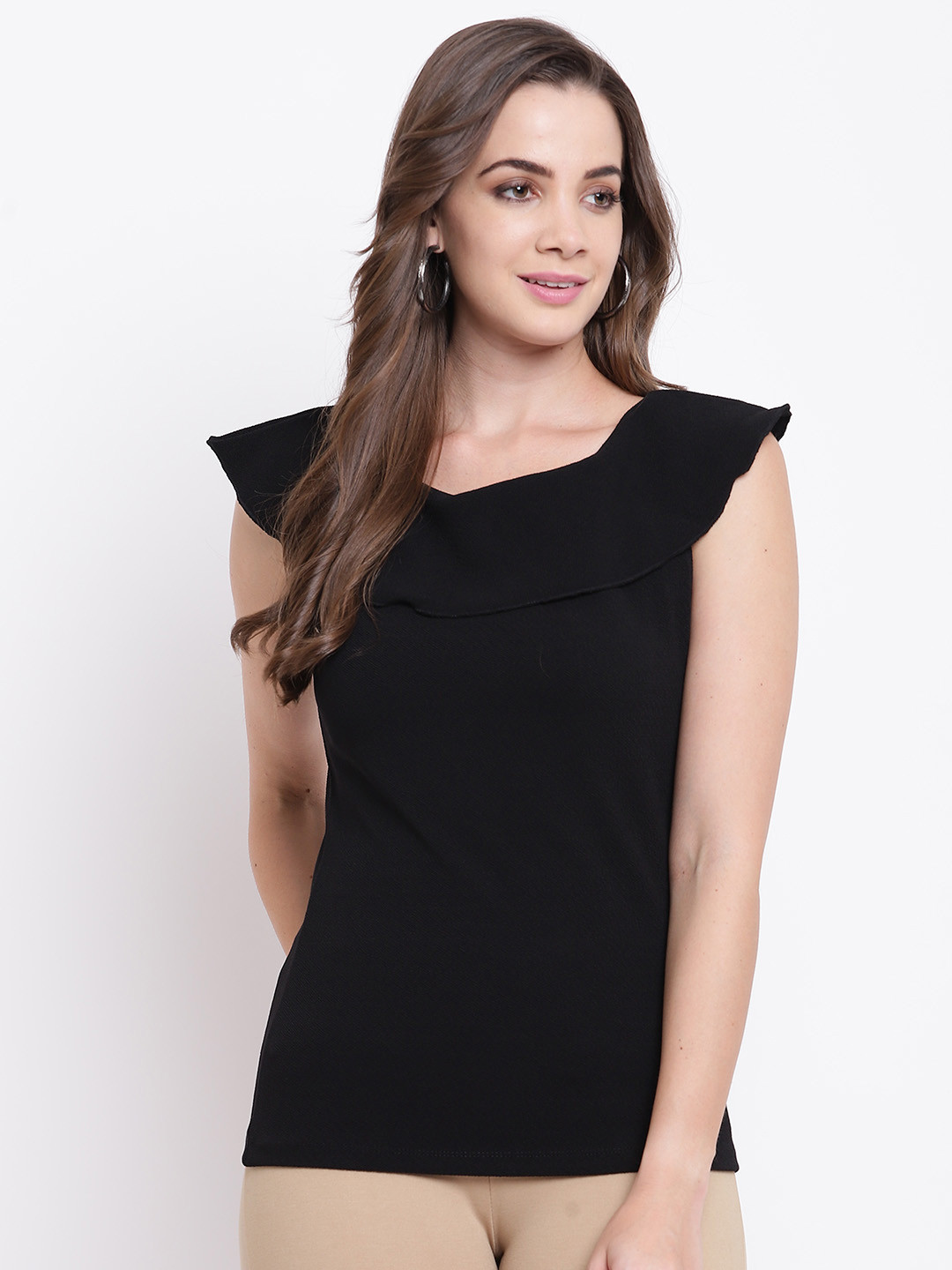 Deewa Women Black Solid Top