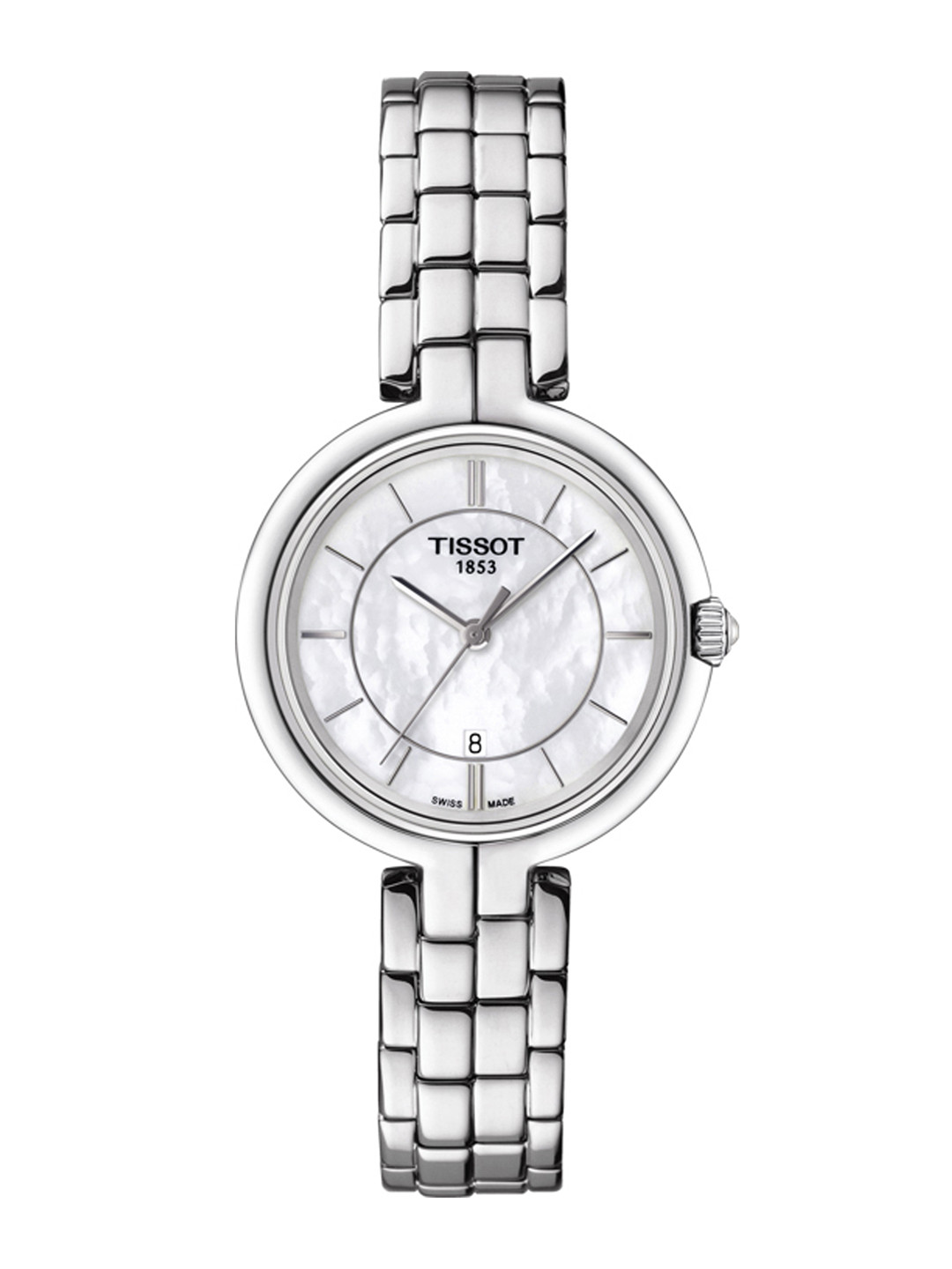 TISSOT Women Off-White Flamingo Mother of Pearl Analogue Watch T0942101111100