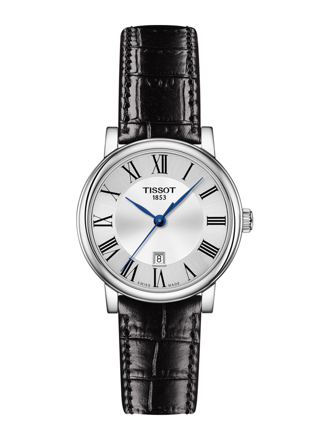 TISSOT Women Silver-Toned Carson Premium Lady Analogue Watch T1222101603300