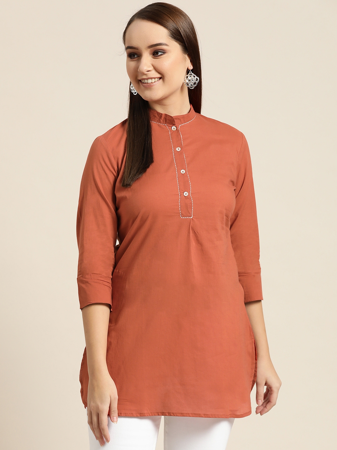 Sangria shop orange kurti