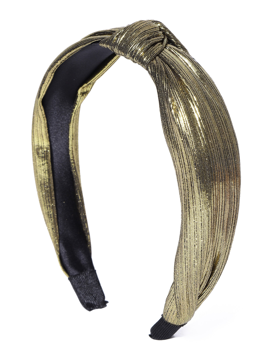 PRITA BY PRIYAASI Women Gold-Toned Knot Detail Hairband