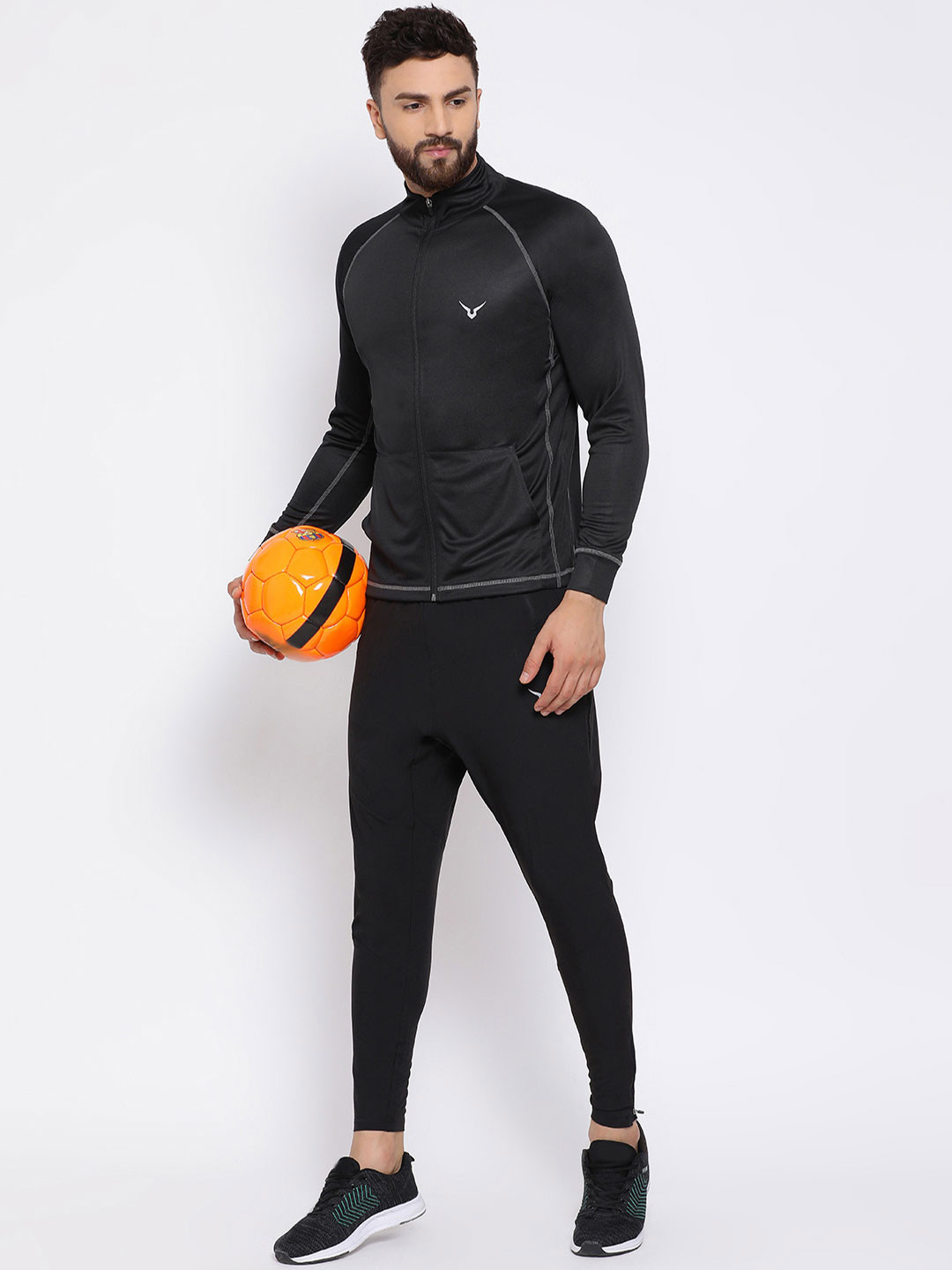 Invincible Men Contrast Line Jacket