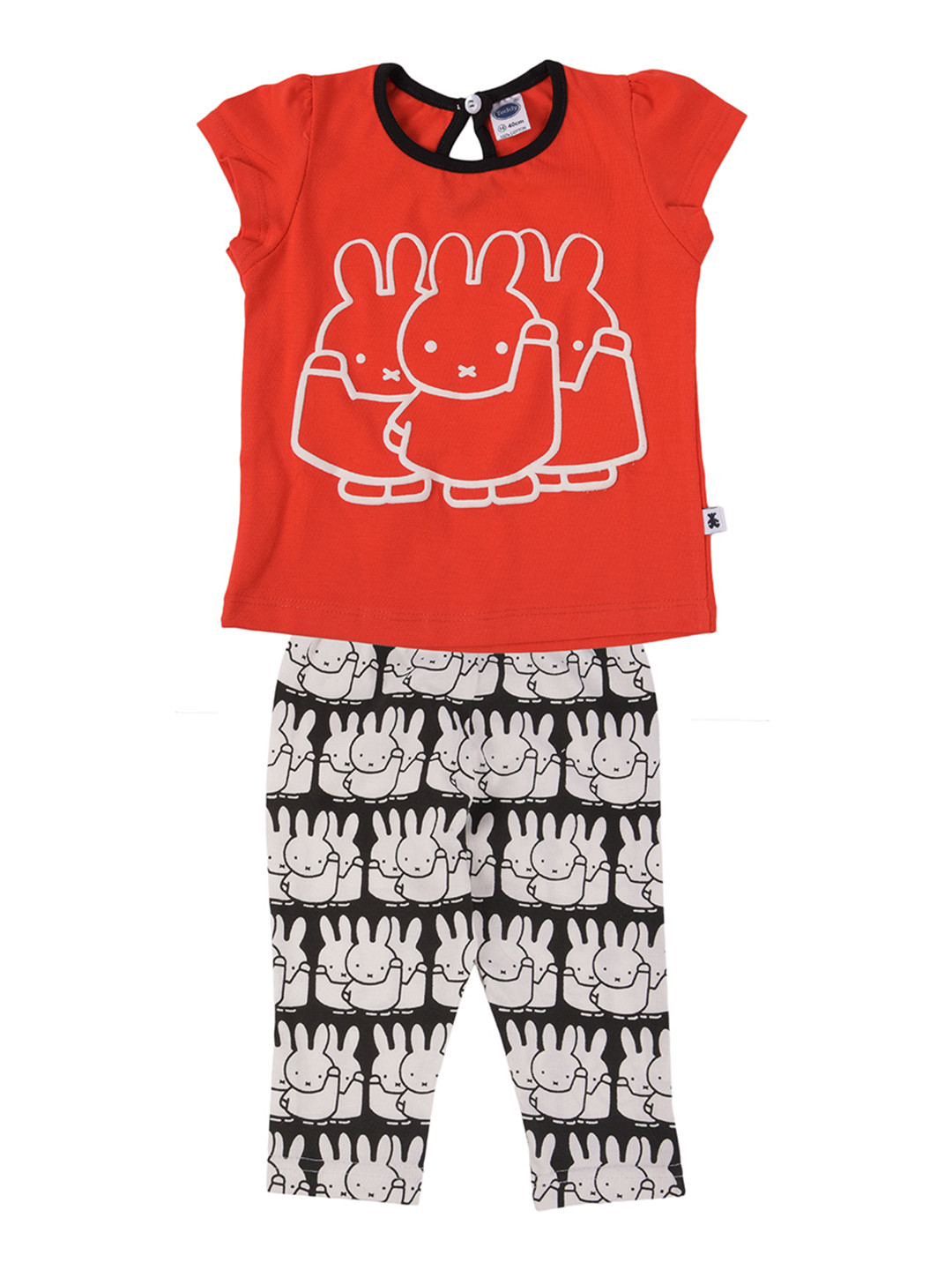 Teddy Girls Set of 2 Printed Top with Leggings