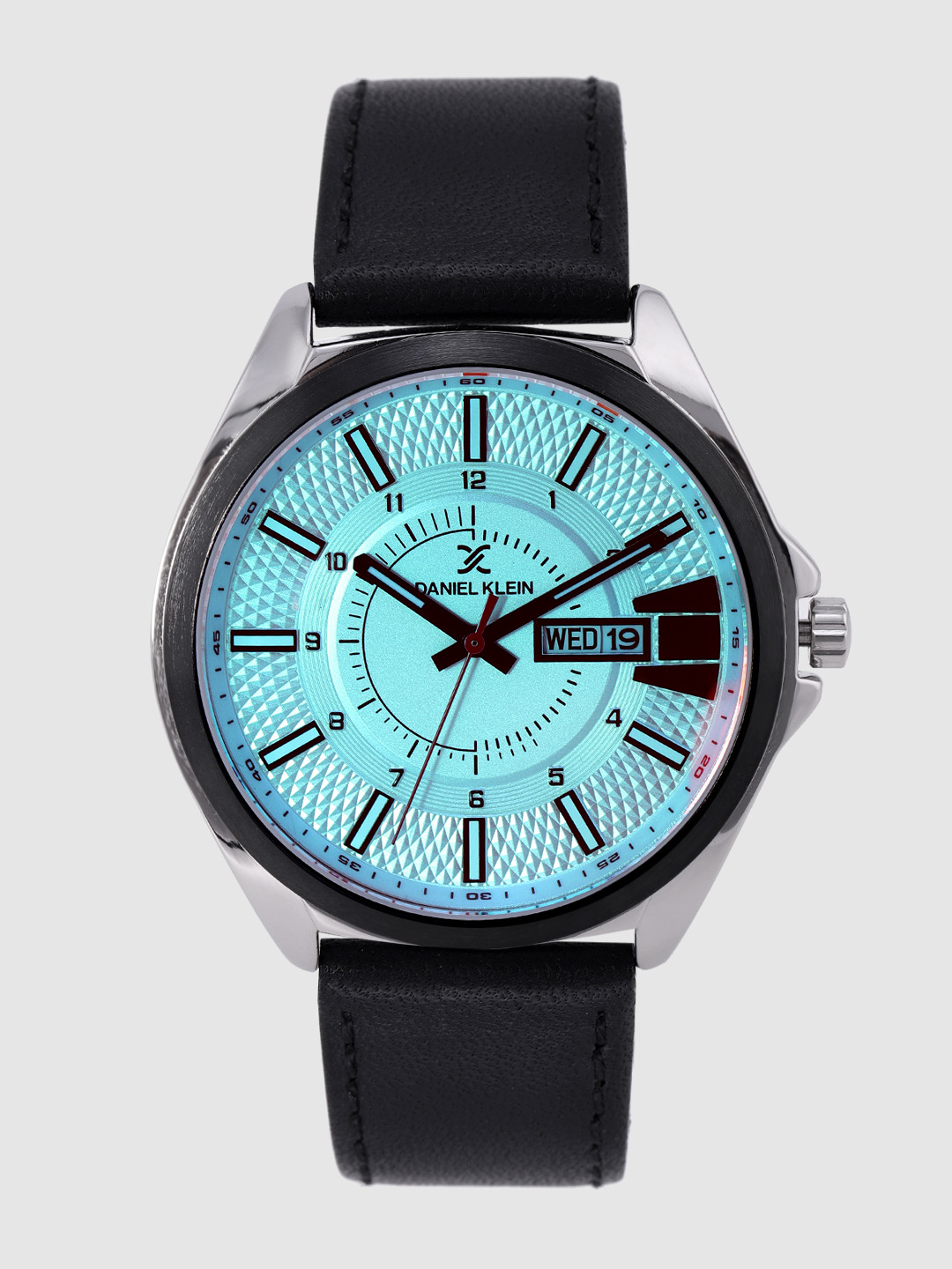 Daniel Klein Men Blue Textured Analogue Watch DK12172-1