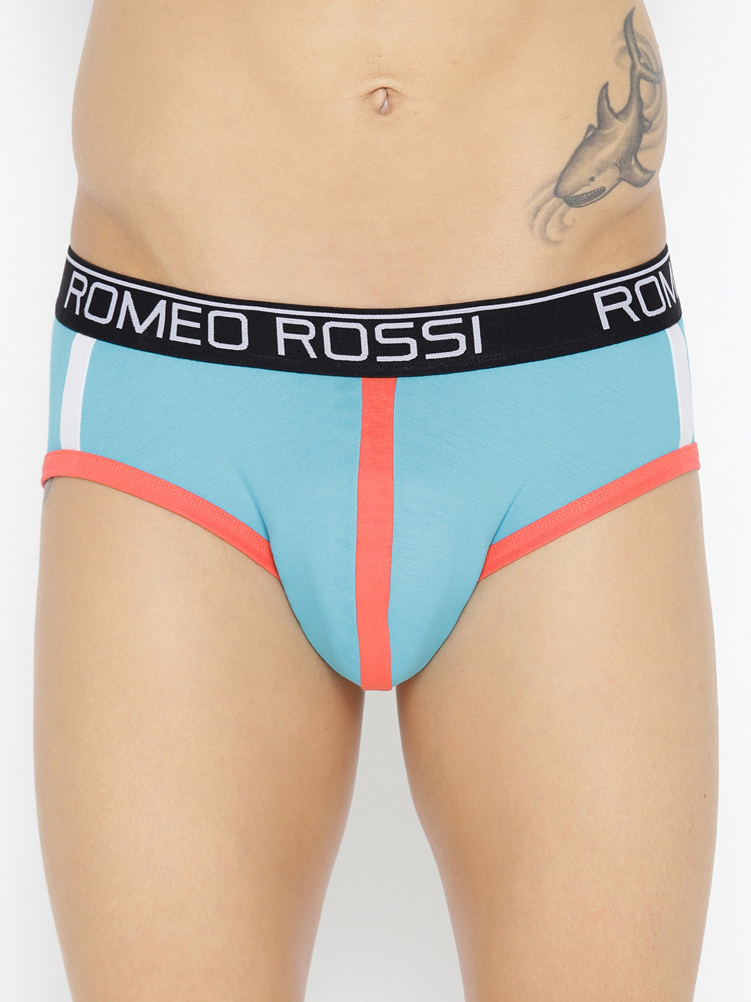 ROMEO ROSSI Men Blue Solid Briefs CLBCP-2002-FR
