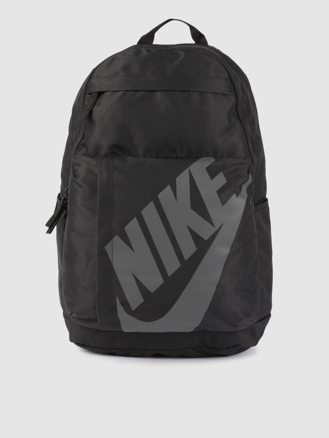nike unisex black brand logo backpack