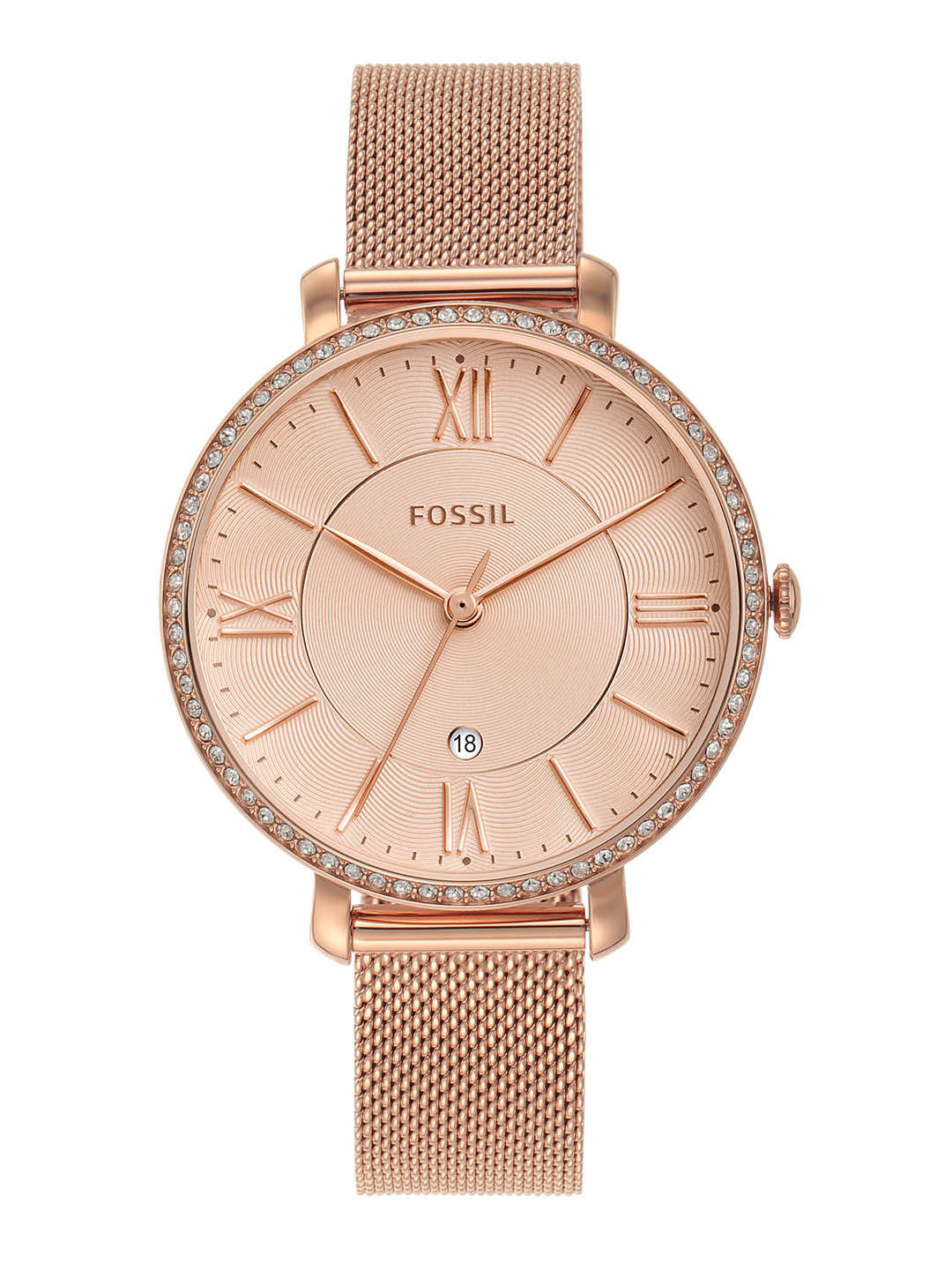 Fossil Jacqueline Women Rose Gold Analogue Watch ES4628