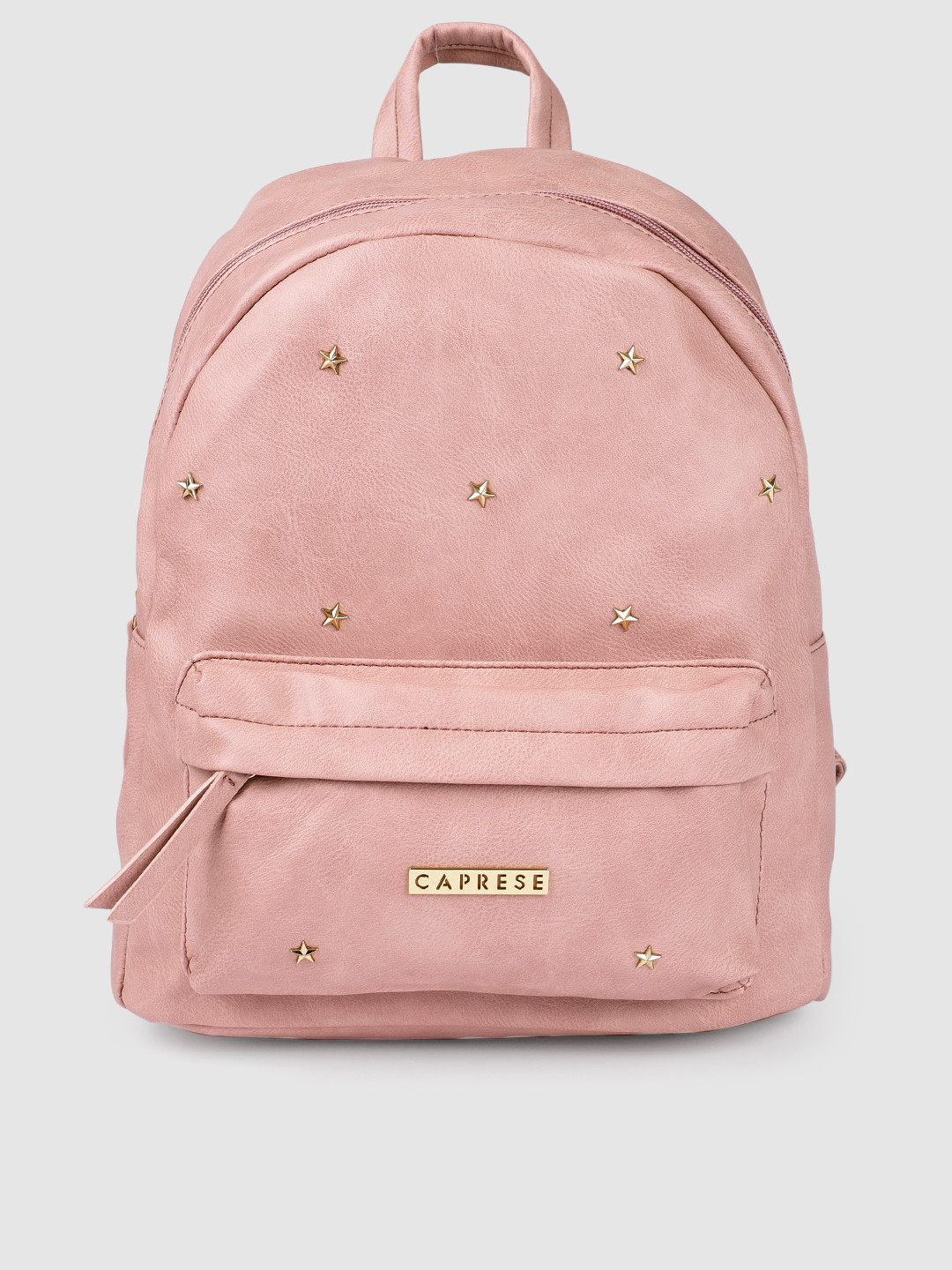 Caprese Women Pink Embellished Backpack