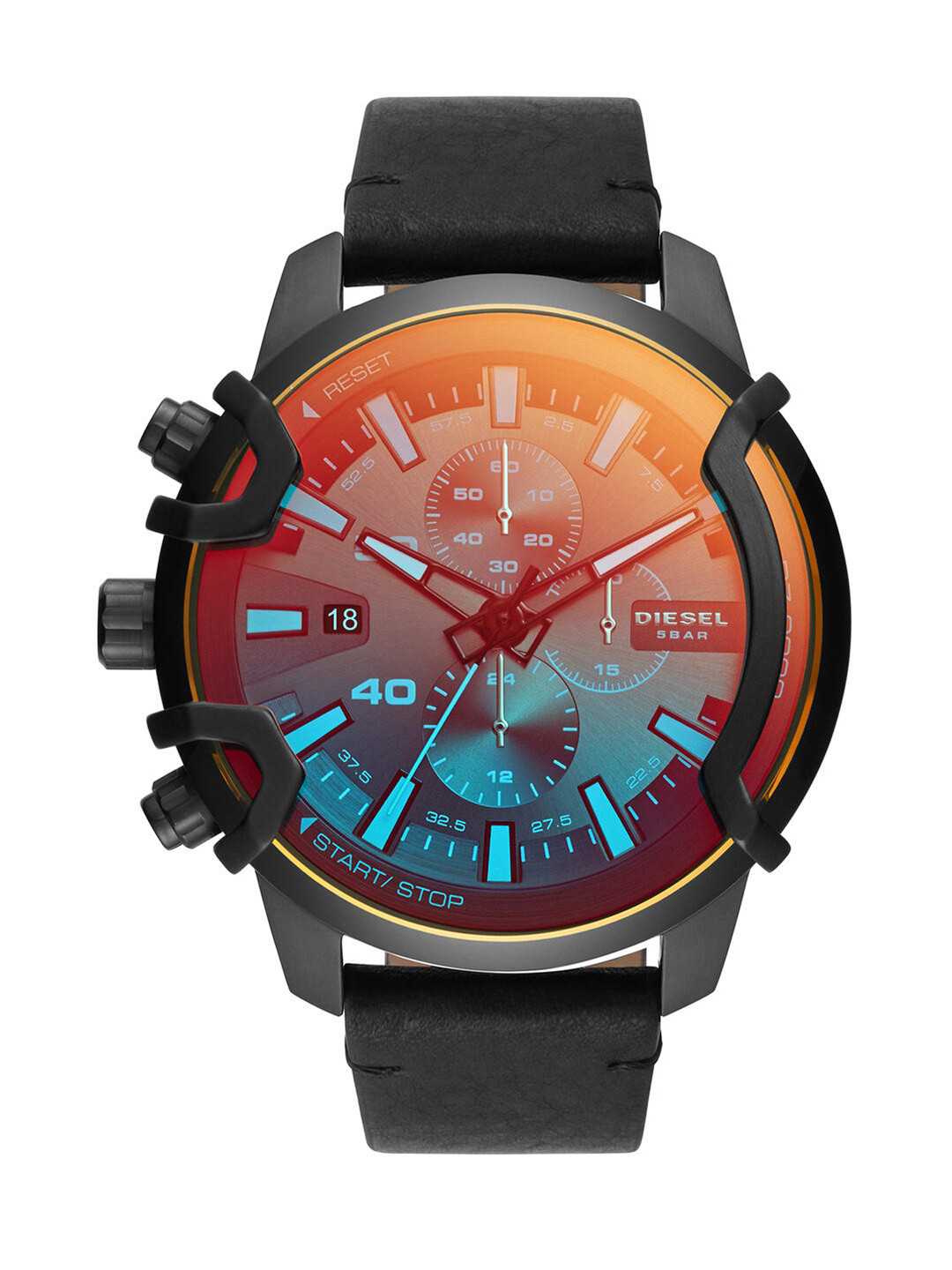 DIESEL Men Black Analogue Watch